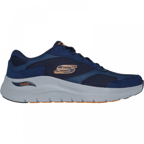 Chaussures De Sport Unlisted Court Order SU Navy/Orange Taille 12 Homme - Neuf Avec Boîte