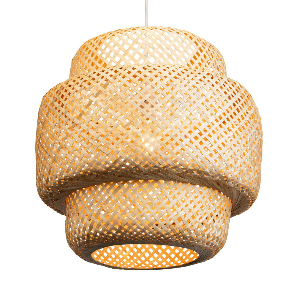 Rattan Sand Large Ceiling Light Lamp Shade - 45cm - Shade Only
