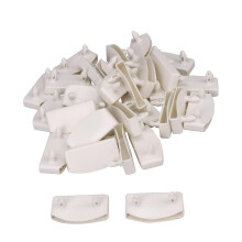 For 30pcs White Inner Length 55mm Plastic Bed Slat End Caps Holders Accessory WS3766