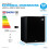 Subcold Barcool Bar50 LED Mini Bar Fridge Black - 50 Litre 4