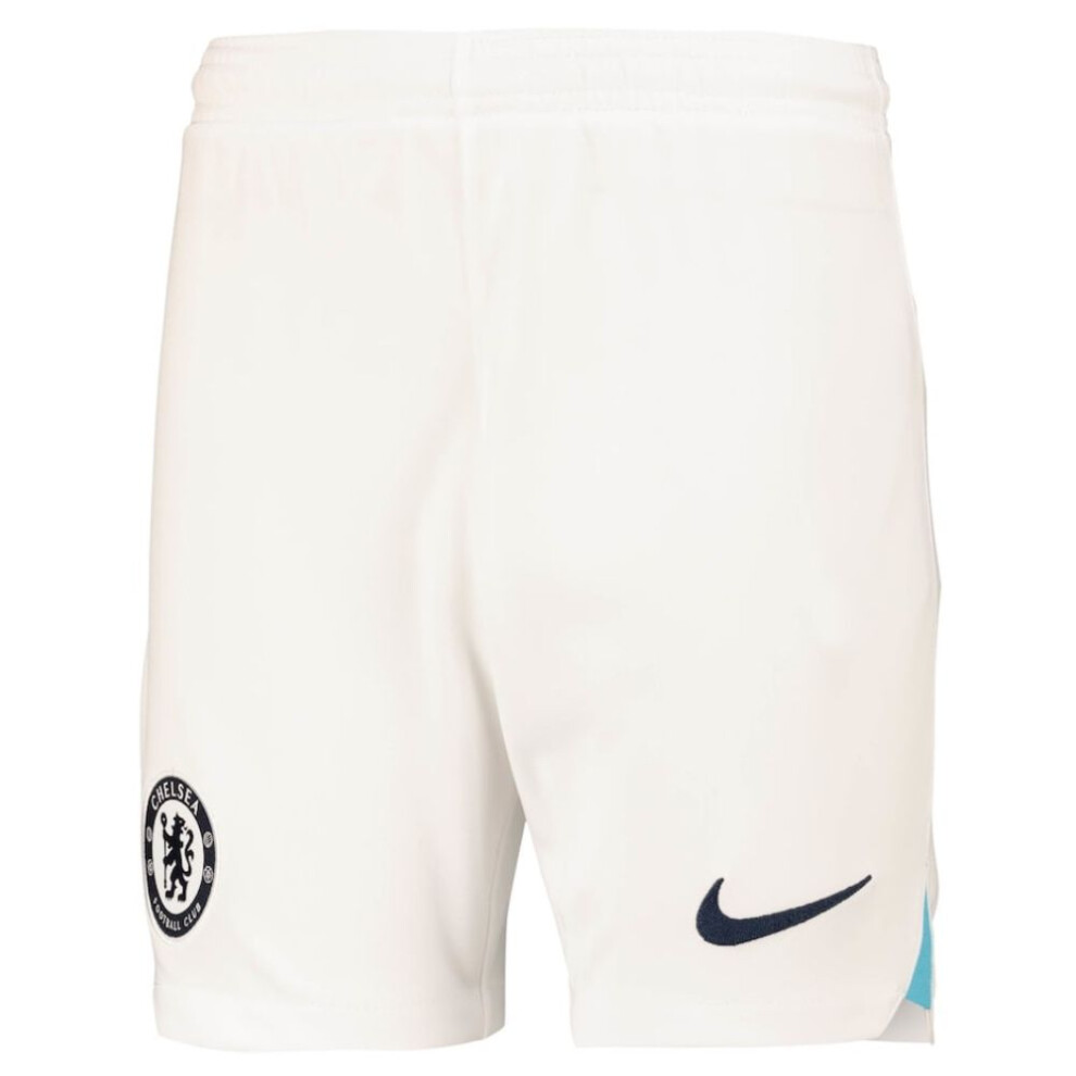 Nike Chelsea Kids Away Shorts 2022/23 (Junior Xl 13-15 Years) Only