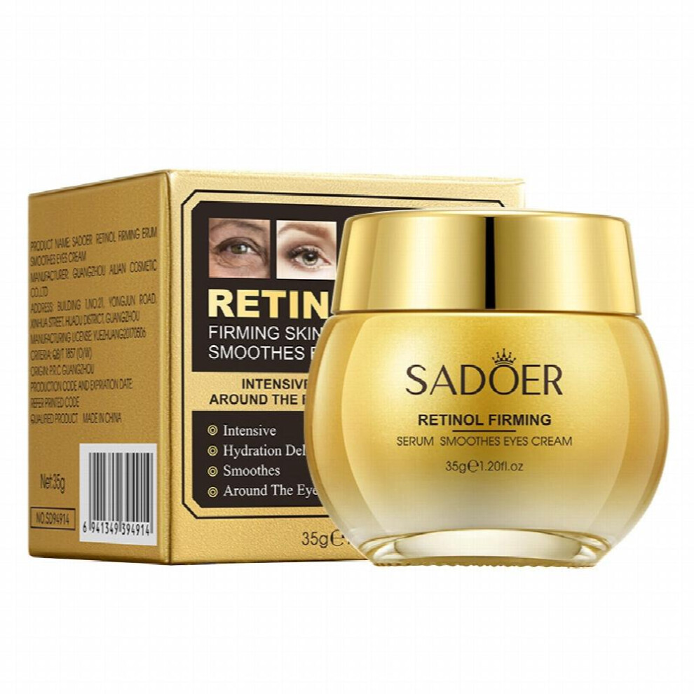 Cream/Dark Retinol Eye Hydrating Anti Wrinkle Firming And Circle Reducing Serum For Targeted Eye Care