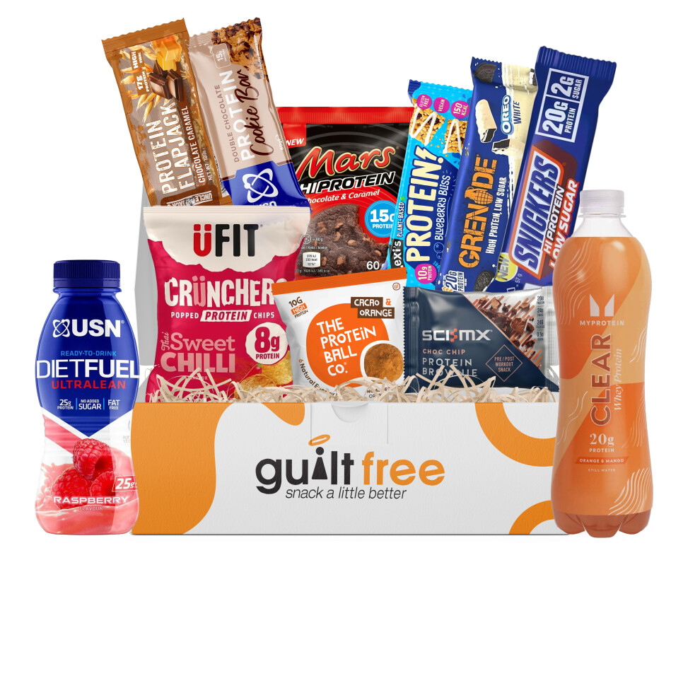 Gift Hamper Present Box High Protein Ball Snack Bars Cookies Biscuits