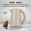 Tower Tower Solitaire Kettle Cordless Electric T10075MSH (Latte) 3
