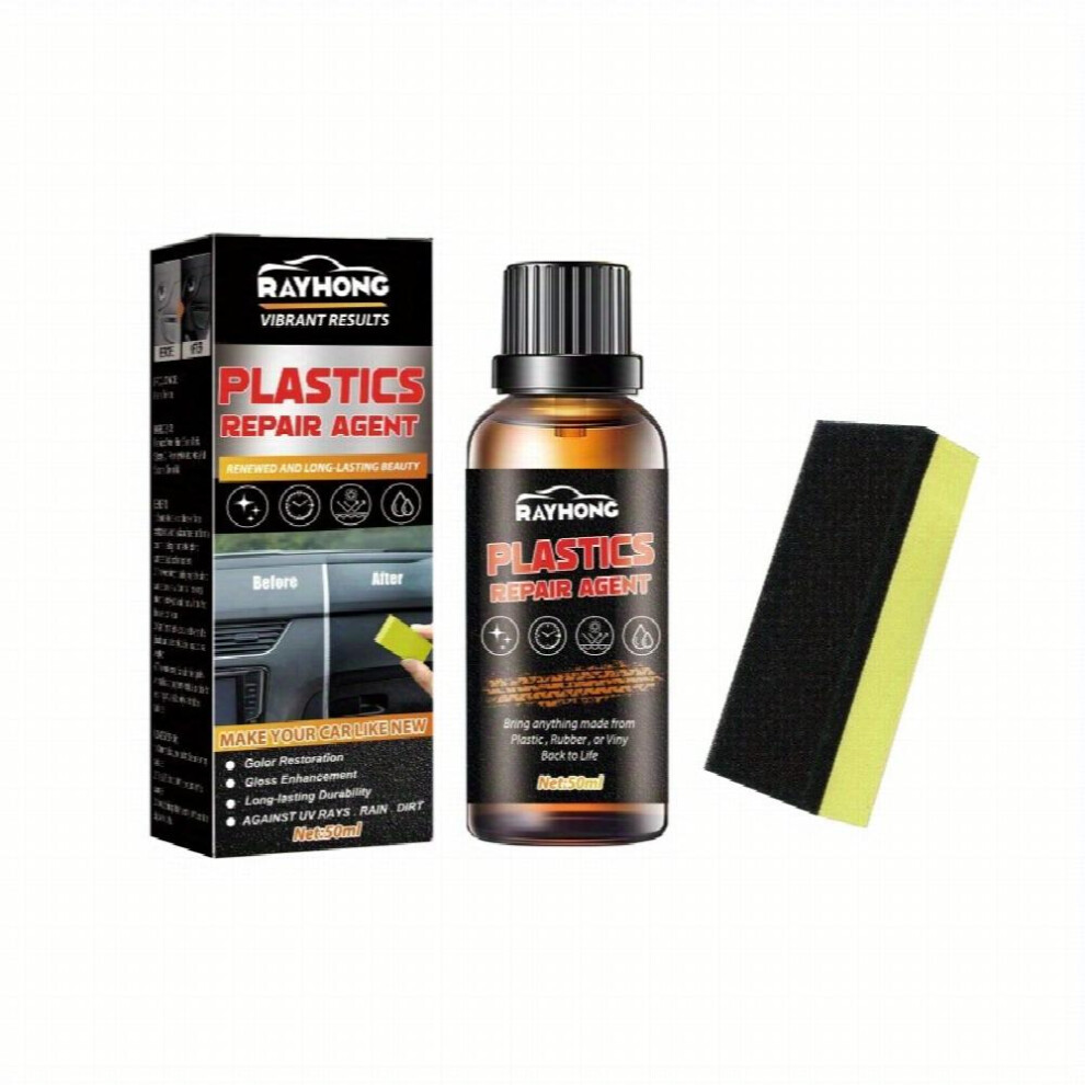 Plastic Restorer For Cars Lasting Auto Restoring Liquid Hydrophobic Ceramic Trim Coating Kit Exterior Interior Plastic Revitalizing Coating Agent