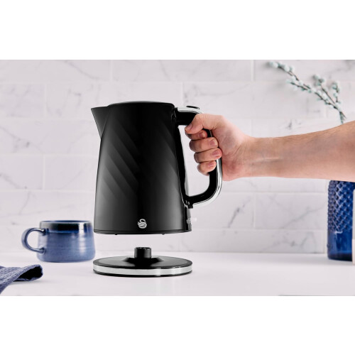 Tower Swan Windsor Cordless Kettle SK14611BLK (Black) 2