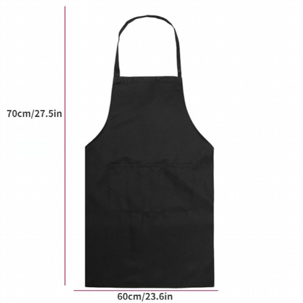 Reusable Kitchen Apron Women Men Waterproof Proof Work Apron With Pocket For Grill Restaurant Chef Cooking Sleeveless Uniform
