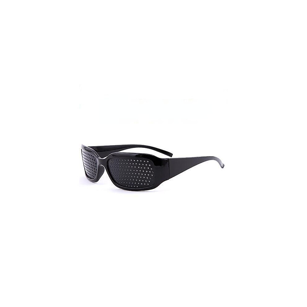 (A) 1pc Men Women Eyesight Improvement Natural Anti-myopia Astigmatism Glasses With Holes Vision Correction Fatigue Pin Hole Glasses