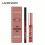 LANGMANNI 2Pcs Lipgloss Lipliner μακράς διαρκείας αδιάβροχο υγρό κραγιόν Makeup Set 12