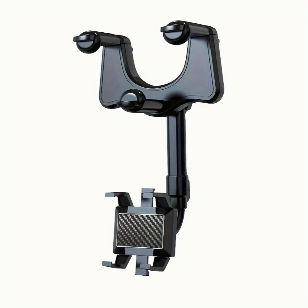1Pc Car Mobile Phone Holder Rearview Mirror Mount Bracket 360 Degree Universal Rotatable Phone Stand For Cell Phone Gps Navigation Gift For Birthday E 885682496477