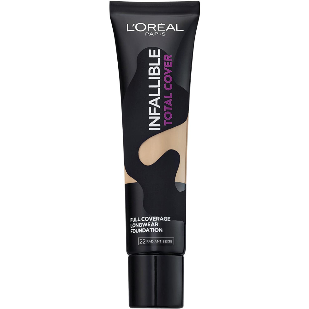L'Oréal Paris Infallible Total Cover Foundation 35g - 22 Radiant Beige