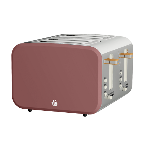 Swan Swan Nordic 4 Slice Toaster ST14620FUS (Rose)