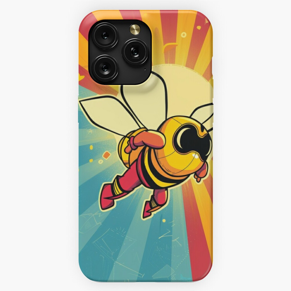 (Anthropomorphic Superhero Bee In Vibrant Colors=441) Phone Case For Iphone Samsung 19 18 17 16 14 13 12 11 Plus Pro Max Galaxy S28 S27 S26 S25 S24 S2 4741628031149