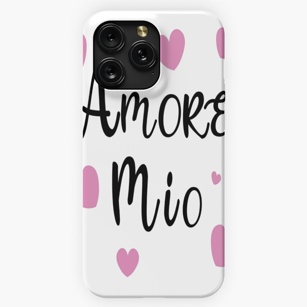 (Amore Mio (Pink And Black ) Collugraphic=403) Phone Case For Iphone Samsung 19 18 17 16 14 13 12 11 Plus Pro Max Galaxy S28 S27 S26 S25 S24 S23 S22 U Pink,Black 4741628030760