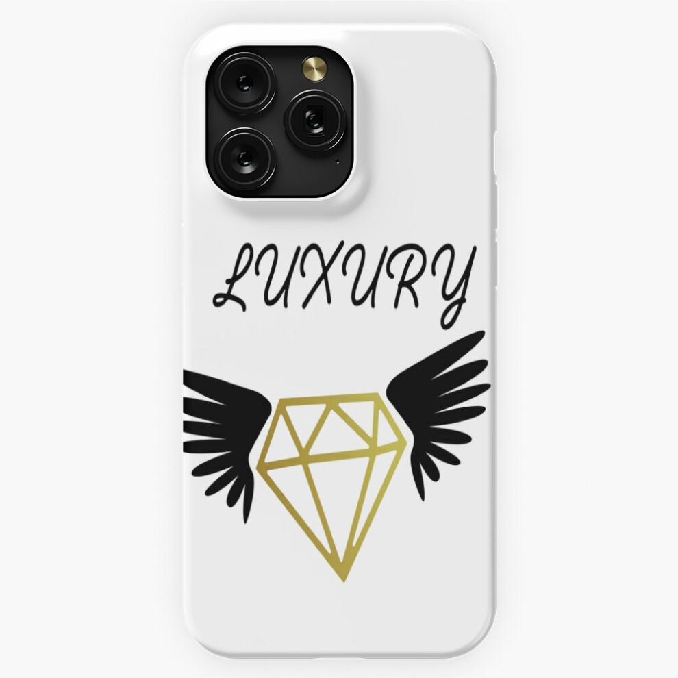 (Winged Diamond And It Says Luxury=241) Phone Case For Iphone Samsung 19 18 17 16 14 13 12 11 Plus Pro Max Galaxy S28 S27 S26 S25 S24 S23 S22 U Golden 4741628029108