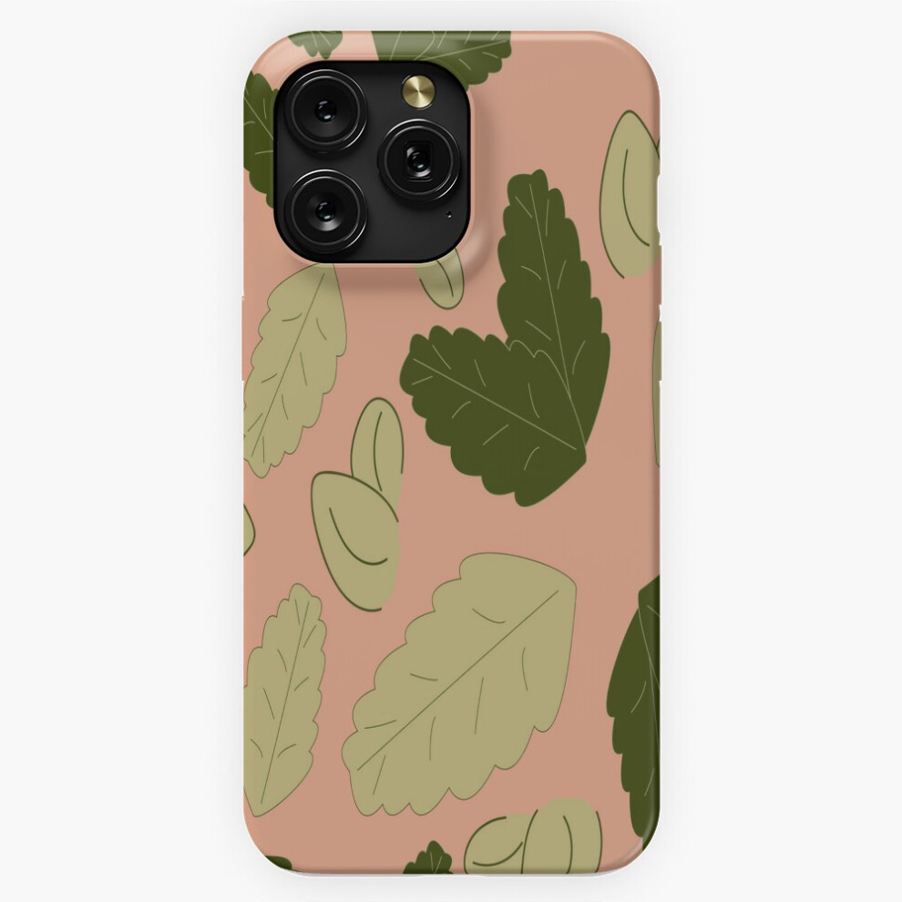 (Woodland Fairy Delicate Branches And Deep Green=237) Phone Case For Iphone Samsung 19 18 17 16 14 13 12 11 Plus Pro Max Galaxy S28 S27 S26 S25 Peach/Green 4741628029061