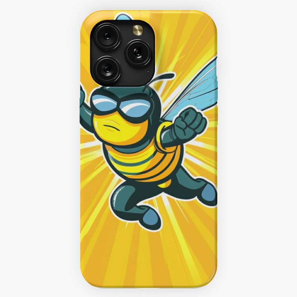 (Anthropomorphic Superhero Bee In Vibrant Colors=521) Phone Case For Iphone Samsung 19 18 17 16 14 13 12 11 Plus Pro Max Galaxy S28 S27 S26 S25 S24 S2 4741628031965