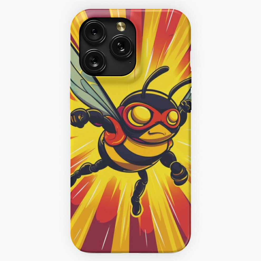 (Anthropomorphic Superhero Bee In Vibrant Colors=515) Phone Case For Iphone Samsung 19 18 17 16 14 13 12 11 Plus Pro Max Galaxy S28 S27 S26 S25 S24 S2 4741628031903