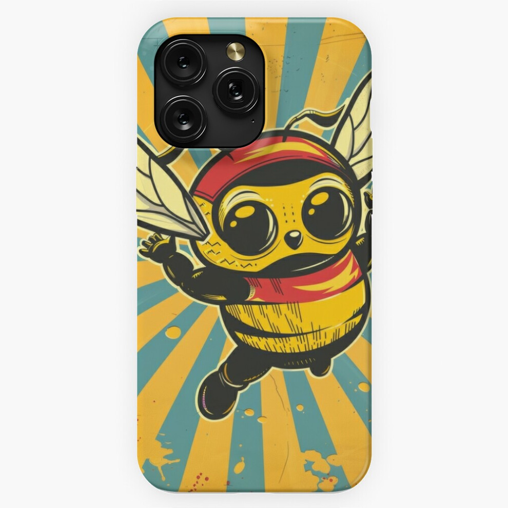 (Anthropomorphic Superhero Bee In Vibrant Colors=526) Phone Case For Iphone Samsung 19 18 17 16 14 13 12 11 Plus Pro Max Galaxy S28 S27 S26 S25 S24 S2 4741628032016