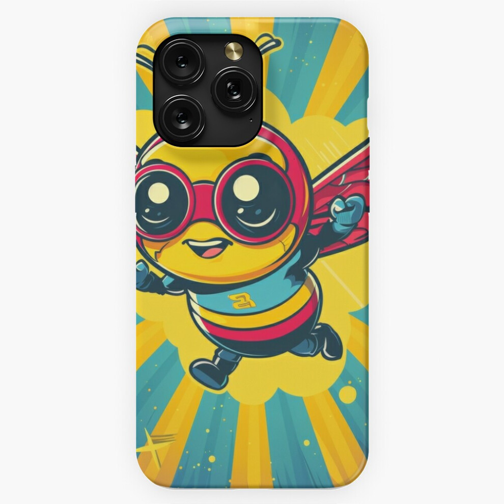 (Anthropomorphic Superhero Bee In Vibrant Colors=528) Phone Case For Iphone Samsung 19 18 17 16 14 13 12 11 Plus Pro Max Galaxy S28 S27 S26 S25 S24 S2 4741628032030