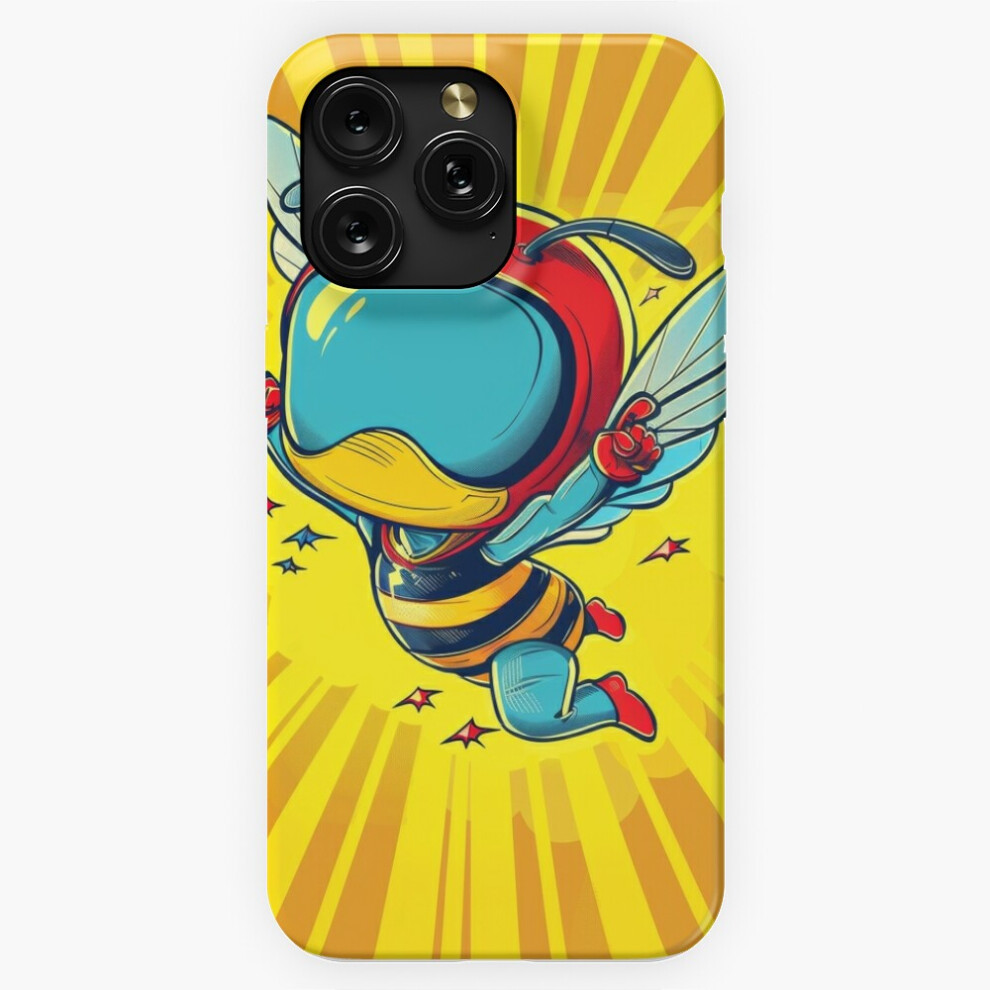 (Anthropomorphic Superhero Bee In Vibrant Colors=535) Phone Case For Iphone Samsung 19 18 17 16 14 13 12 11 Plus Pro Max Galaxy S28 S27 S26 S25 S24 S2 4741628032108