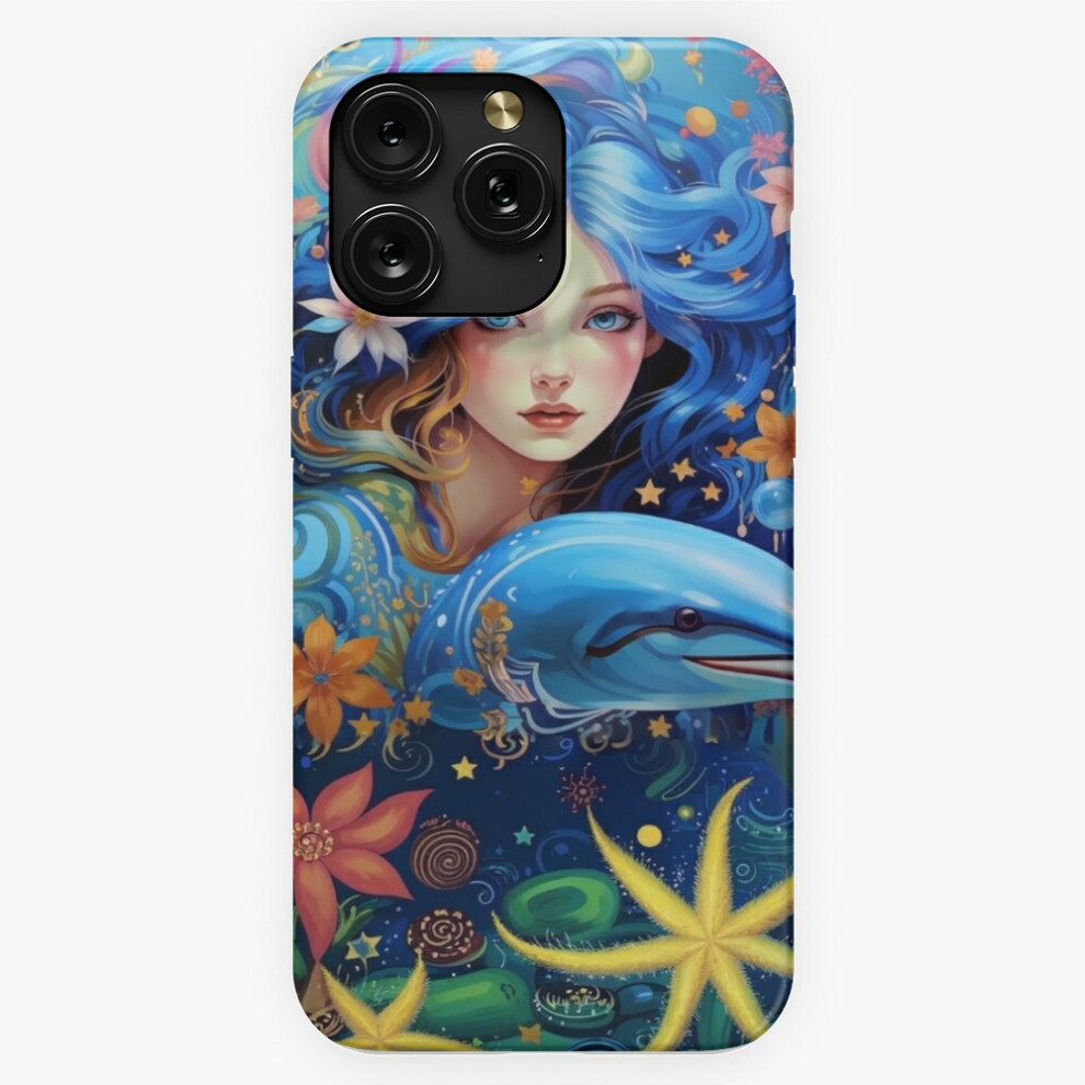 (Girl And Dolphin In The Ocean. =264) Phone Case For Iphone Samsung 19 18 17 16 14 13 12 11 Plus Pro Max Galaxy S28 S27 S26 S25 S24 S23 S22 Ultra Note 4741628029344