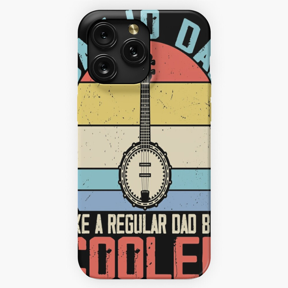 (Funny Banjo Dad Like A Regular Dad But Cooler Banjo Player=55) Phone Case For Iphone Samsung 19 18 17 16 14 13 12 11 Plus Pro Max Galaxy S28 S27 S26 4741628027210