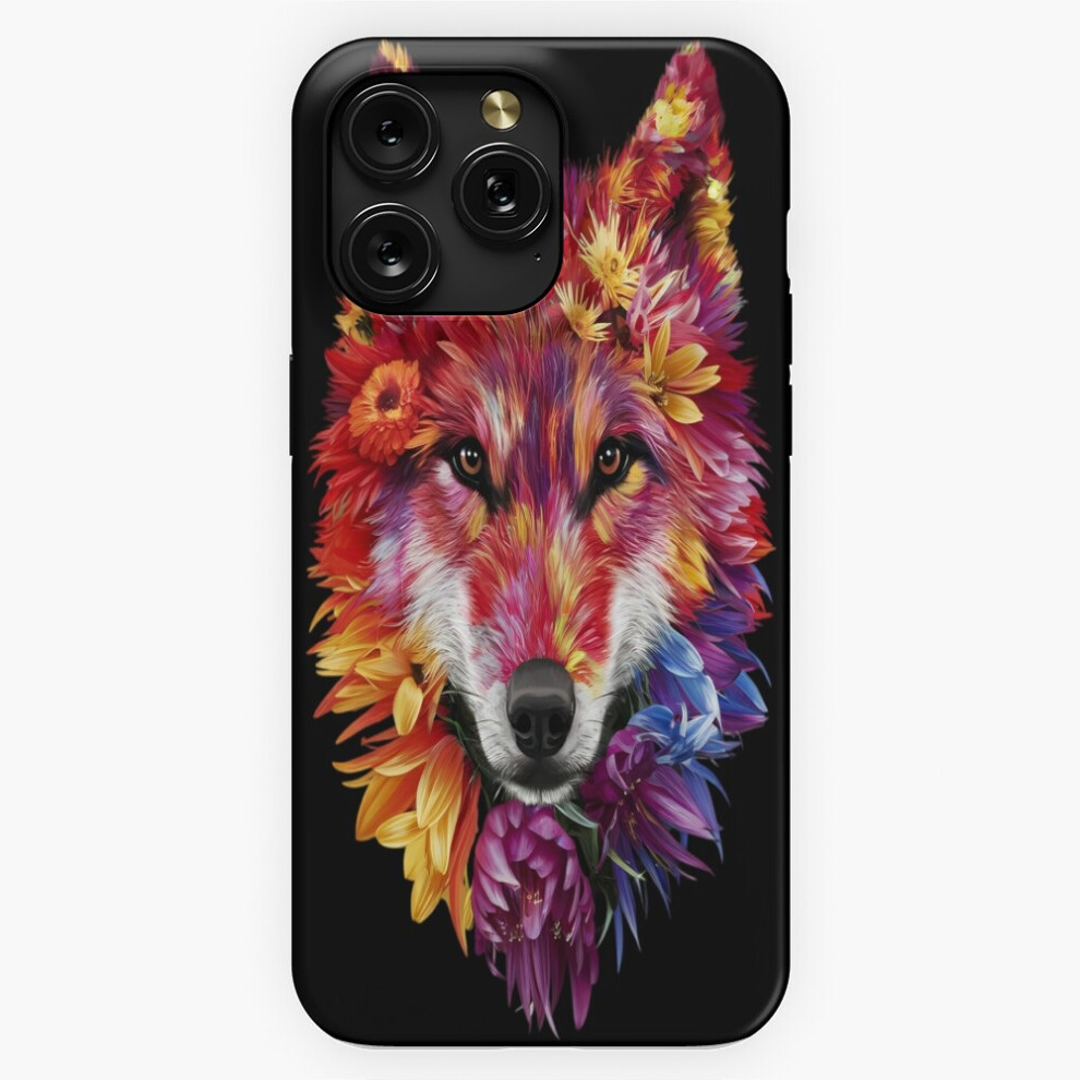 (Colorful Flower Wolf=615) Phone Case For Iphone Samsung 19 18 17 16 14 13 12 11 Plus Pro Max Galaxy S28 S27 S26 S25 S24 S23 S22 Ultra Note 20 4741628032924