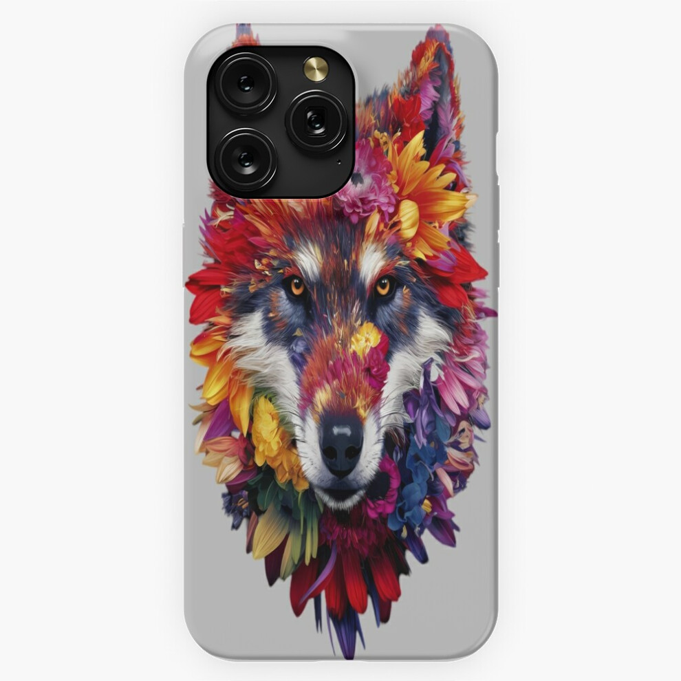 (Colorful Flower Wolf=670) Phone Case For Iphone Samsung 19 18 17 16 14 13 12 11 Plus Pro Max Galaxy S28 S27 S26 S25 S24 S23 S22 Ultra Note 20 4741628033488