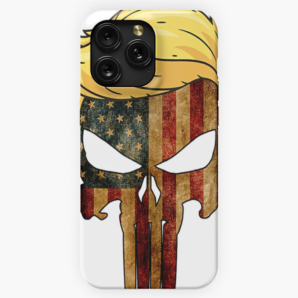 (Skull With Iconic Trump Hair President Flag America=716) Phone Case For Iphone Samsung 19 18 17 16 14 13 12 11 Plus Pro Max Galaxy S28 S27 S26 S25 S2 4741628033952