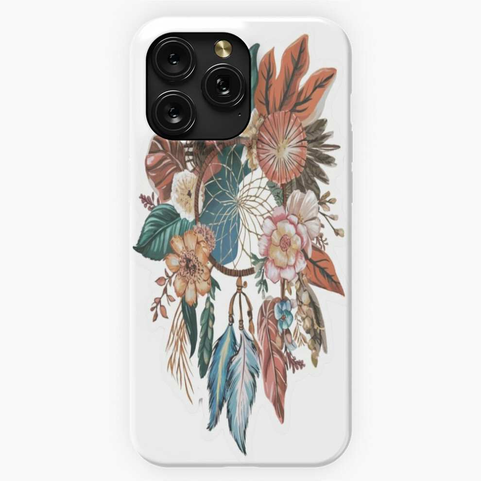 (Boho Dreamcatcher With Flower And Feather Motif=717) Phone Case For Iphone Samsung 19 18 17 16 14 13 12 11 Plus Pro Max Galaxy S28 S27 S26 S25 S24 S2 4741628033969