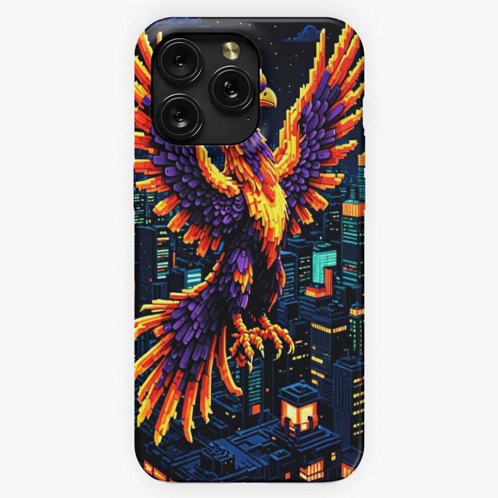 (8Bit Night Phoenix =750) Phone Case For Iphone Samsung 19 18 17 16 14 13 12 11 Plus Pro Max Galaxy S28 S27 S26 S25 S24 S23 S22 Ultra Note 20 4741628034294