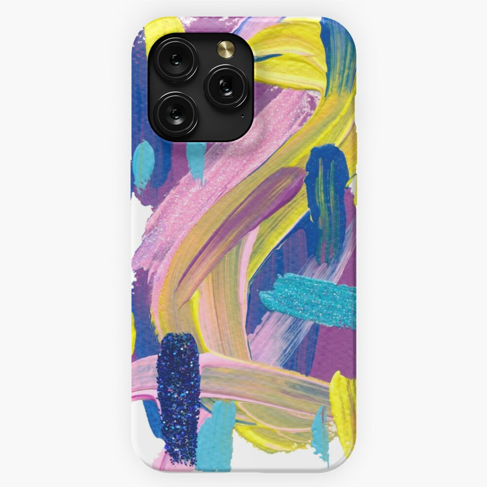 (Abstract Sunrise With Textured Paint And Glitter=763) Phone Case For Iphone Samsung 19 18 17 16 14 13 12 11 Plus Pro Max Galaxy S28 S27 S26 S25 S24 S 4741628034430