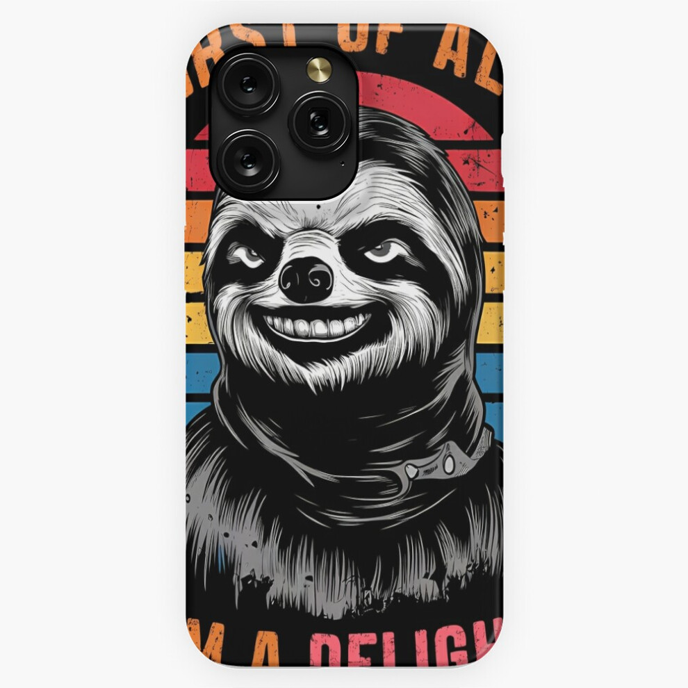 (First Of All I'm A Delight Fierce Cat Humor Vintage Horror=983) Phone Case For Iphone Samsung 19 18 17 16 14 13 12 11 Plus Pro Max Galaxy S28 S27 S26 4741628036670