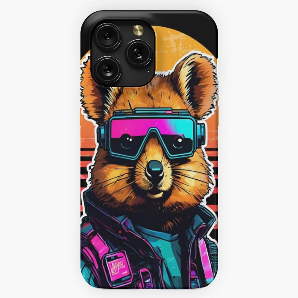 (Retro Quokka With Hamster Cheeks In The Sunset=989) Phone Case For Iphone Samsung 19 18 17 16 14 13 12 11 Plus Pro Max Galaxy S28 S27 S26 S25 S24 S23 4741628036731