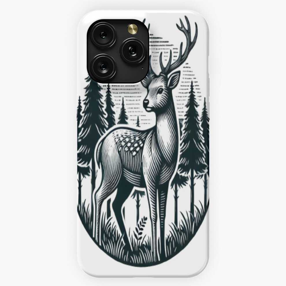 (Majestic Deer In Forest Silhouette =1111) Phone Case For Iphone Samsung 19 18 17 16 14 13 12 11 Plus Pro Max Galaxy S28 S27 S26 S25 S24 S23 S22 Ultra 4741628037981