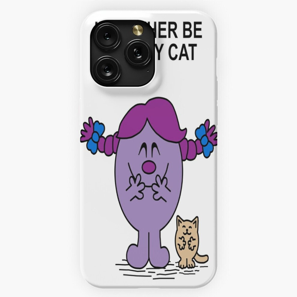 (Little Miss Id Rather Be With My Cat=869) Phone Case For Iphone Samsung 19 18 17 16 14 13 12 11 Plus Pro Max Galaxy S28 S27 S26 S25 S24 S23 S22 Ultra 4741628035512