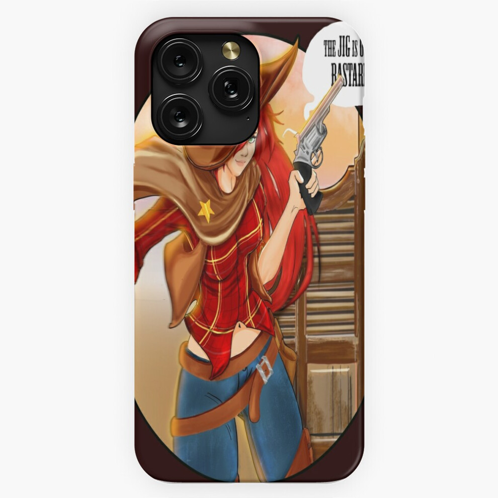 (Circle Comic Wanted Dead Or Alive : Redhead Redemption Cowgirl Revolver=1365) Phone Case For Iphone Samsung 19 18 17 16 14 13 12 11 Plus Pro Max Gala 4741628040578