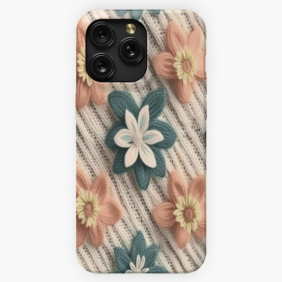(Flora Crocheted Flowers Seamless Pattern A86=1765) Phone Case For Iphone Samsung 19 18 17 16 14 13 12 11 Plus Pro Max Galaxy S28 S27 S26 S25 S24 S23 4741628044651