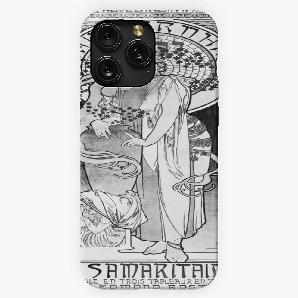 (La Samaritaine 1897 By Mucha Monochrome=1787) Phone Case For Iphone Samsung 19 18 17 16 14 13 12 11 Plus Pro Max Galaxy S28 S27 S26 S25 S24 S23 S22 U 4741628044873
