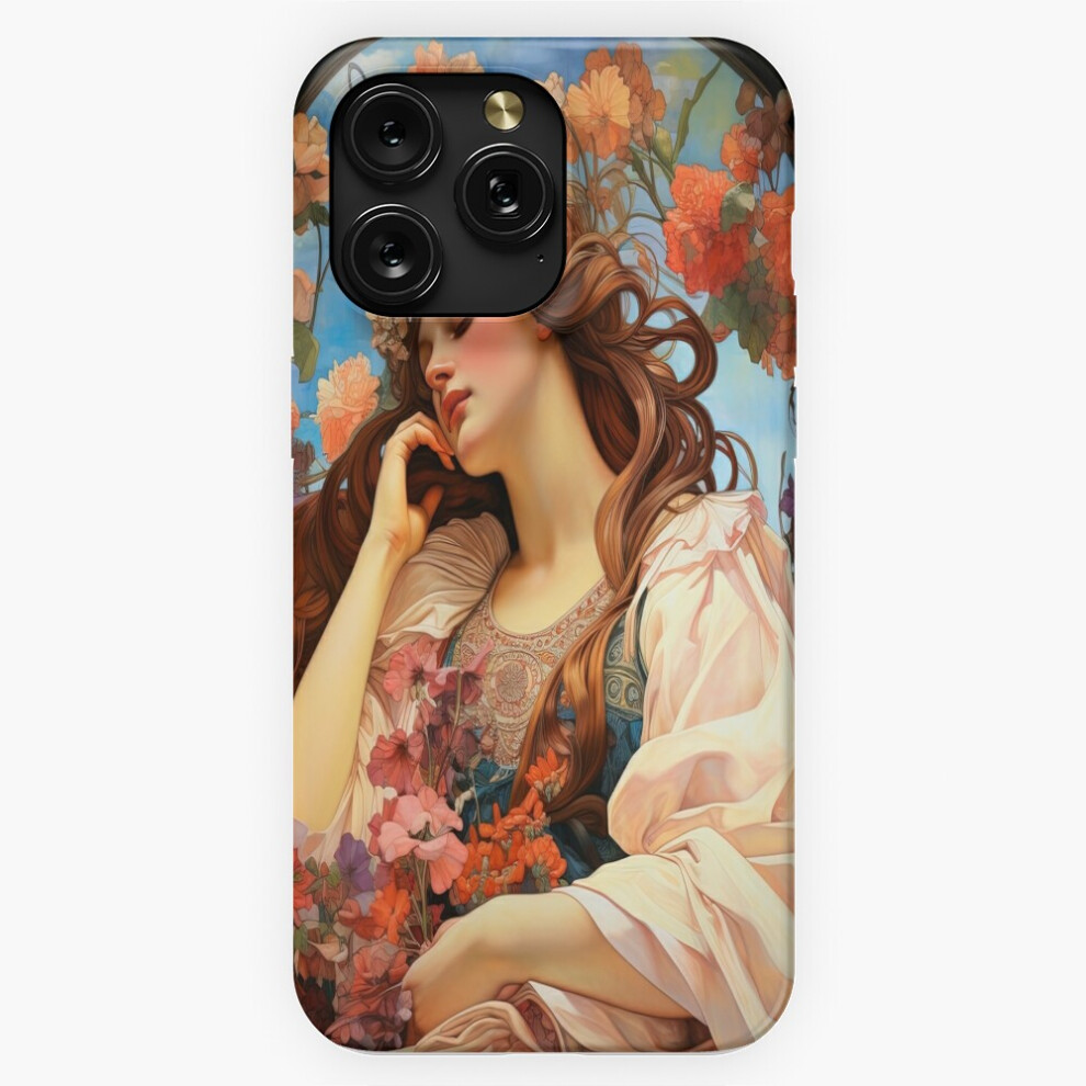 (Flower Girl In Maiden Outfit Portrait Art=1913) Phone Case For Iphone Samsung 19 18 17 16 14 13 12 11 Plus Pro Max Galaxy S28 S27 S26 S25 S24 S23 S22 4741628046167