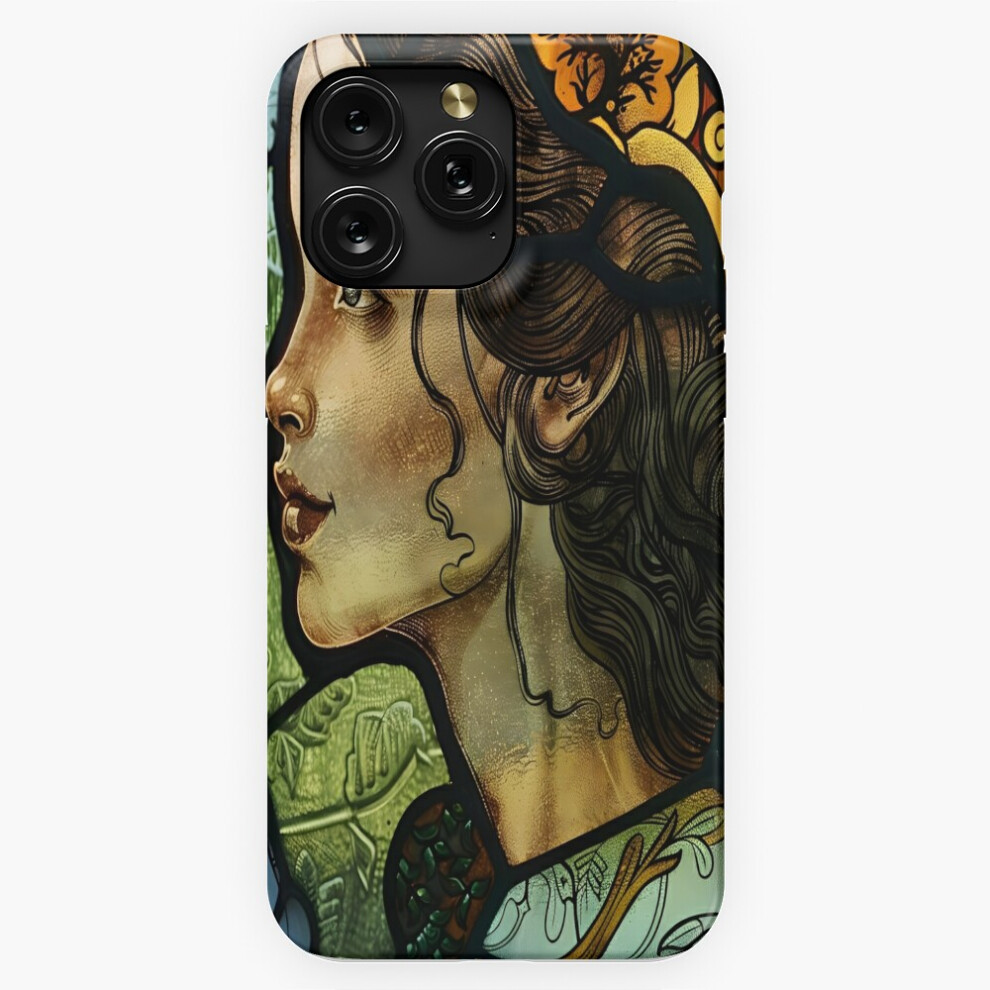 (Irish Leprechaun Maiden In Stained Glass=1912) Phone Case For Iphone Samsung 19 18 17 16 14 13 12 11 Plus Pro Max Galaxy S28 S27 S26 S25 S24 S23 S22 4741628046150