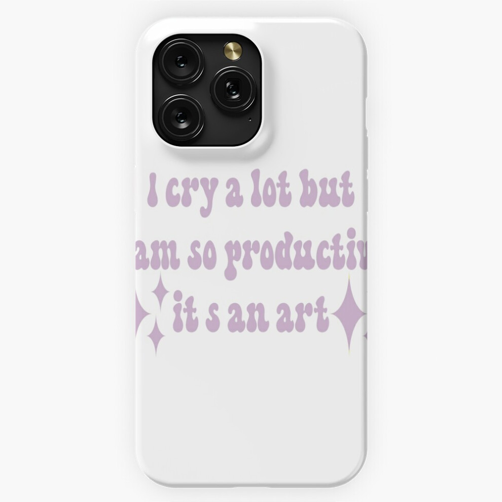 (I Cry A Lot But I Am So Productive Taylor Swift =1855) Phone Case For Iphone Samsung 19 18 17 16 14 13 12 11 Plus Pro Max Galaxy S28 S27 S26 S25 Pink 4741628045573