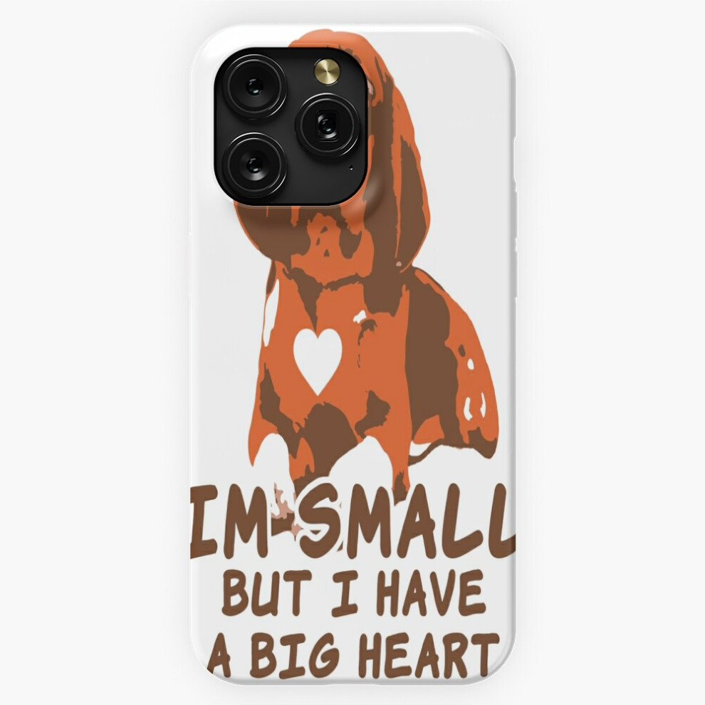 (Im Small But I Have A Big Heart Adorable Beagle=1803) Phone Case For Iphone Samsung 19 18 17 16 14 13 12 11 Plus Pro Max Galaxy S28 S27 S26 S25 S24 S 4741628045047