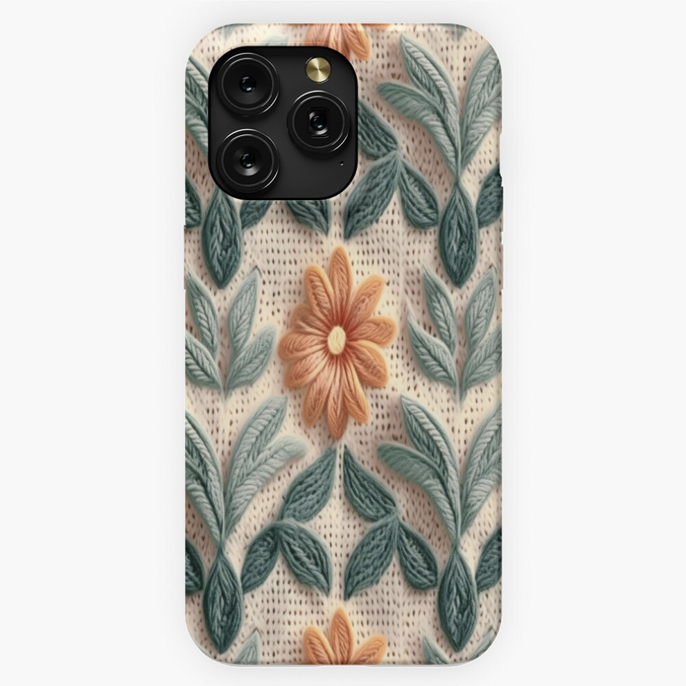 (Flora Crocheted Flowers Seamless Pattern A85=1702) Phone Case For Iphone Samsung 19 18 17 16 14 13 12 11 Plus Pro Max Galaxy S28 S27 S26 S25 S24 S23 4741628044019