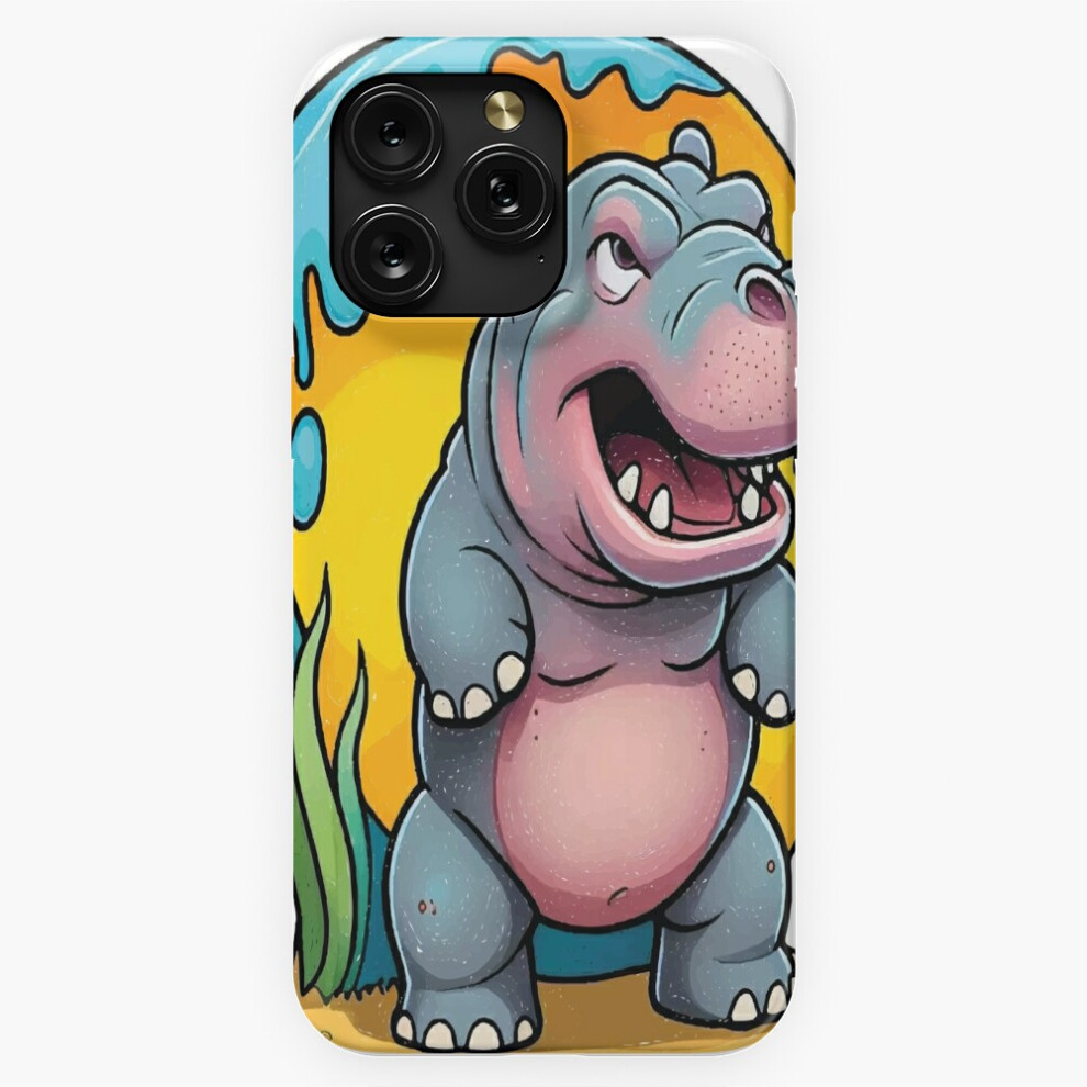 (Hippo Standing With An Angry Face=1737) Phone Case For Iphone Samsung 19 18 17 16 14 13 12 11 Plus Pro Max Galaxy S28 S27 S26 S25 S24 S23 S22 Ultra N 4741628044361