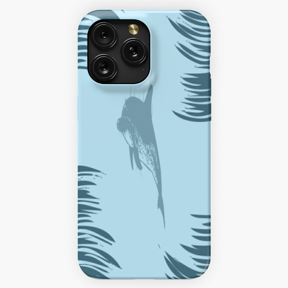 (Dolphins On A Blue=1731) Phone Case For Iphone Samsung 19 18 17 16 14 13 12 11 Plus Pro Max Galaxy S28 S27 S26 S25 S24 S23 S22 Ultra Note 20 Light/Blue 4741628044309