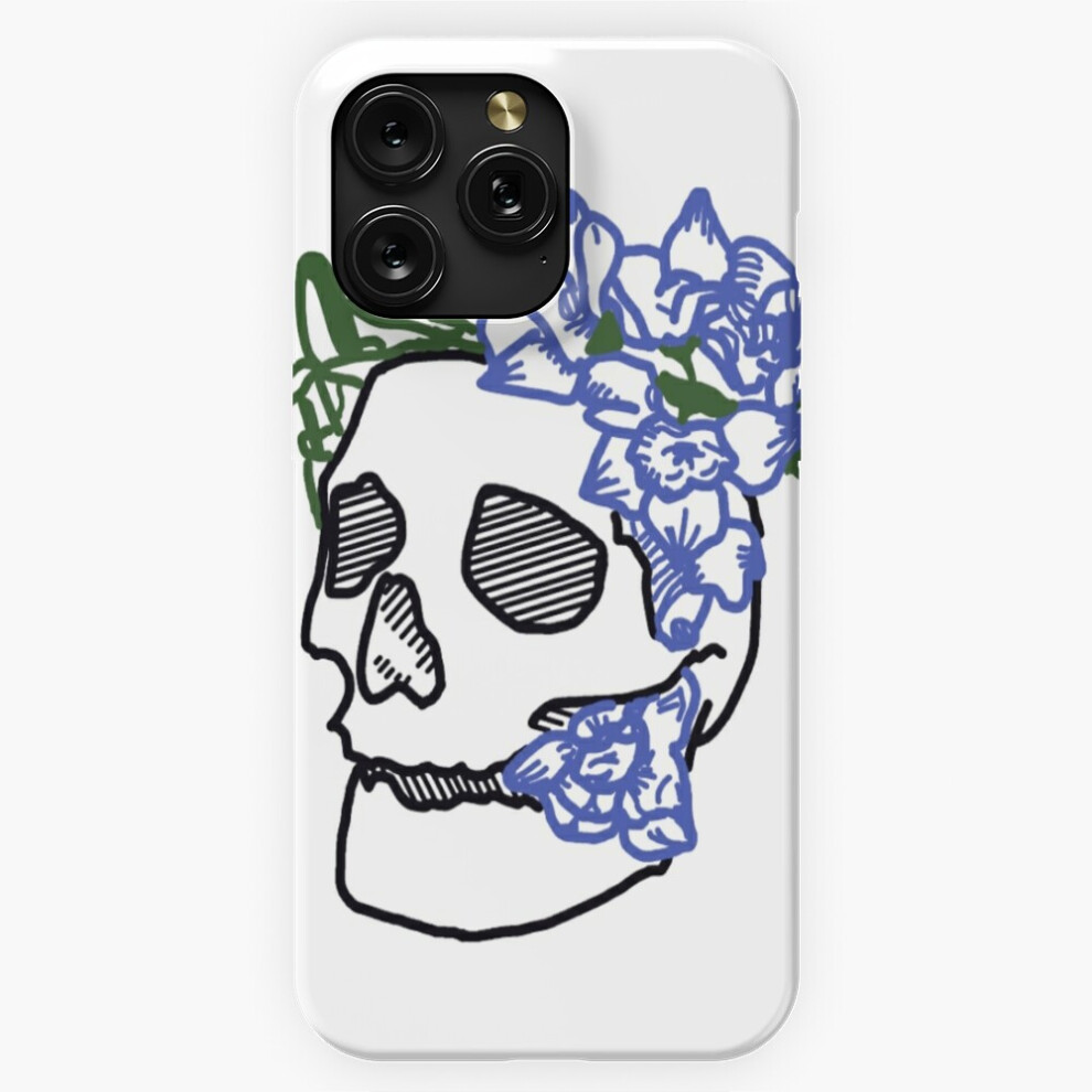 (Simple Skull With Flowers=1713) Phone Case For Iphone Samsung 19 18 17 16 14 13 12 11 Plus Pro Max Galaxy S28 S27 S26 S25 S24 S23 S22 Ultra Note 20 4741628044125