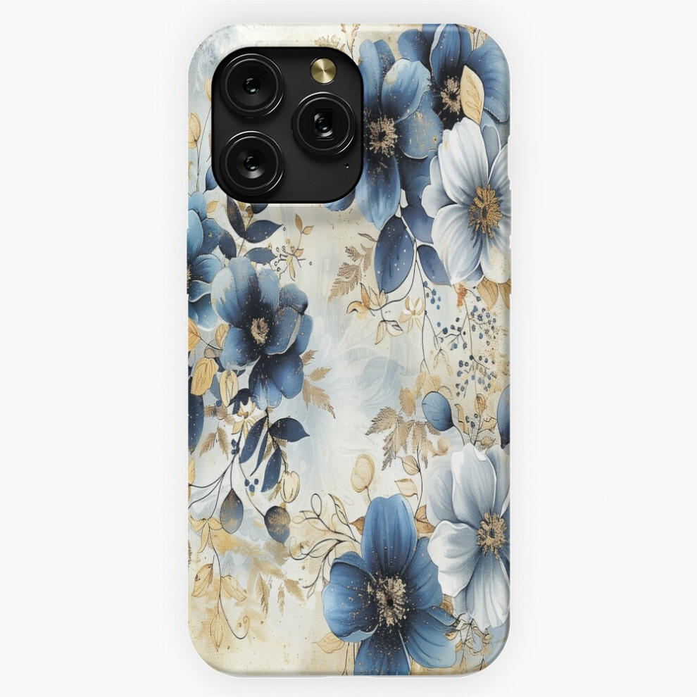 (Floral Pattern. Colorful Flowers. =1660) Phone Case For Iphone Samsung 19 18 17 16 14 13 12 11 Plus Pro Max Galaxy S28 S27 S26 S25 S24 S23 S22 Ul Blue 4741628043586