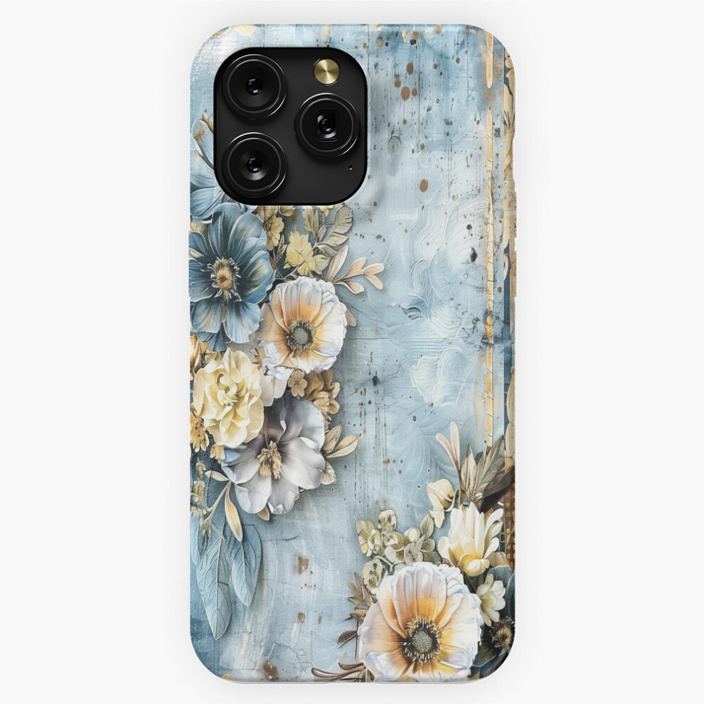 (Floral Pattern. Colorful Flowers. =1601) Phone Case For Iphone Samsung 19 18 17 16 14 13 12 11 Plus Pro Max Galaxy S28 S27 S26 S25 S24 S23 S22 Ul Blue 4741628042985